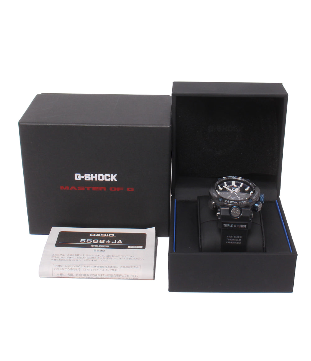 CASIO 腕時計 ブルートゥース搭載 マスターオブG グラビティマスター G-SHOCK ソーラー電波 ブラック GWR-B1000 メンズ カシオ