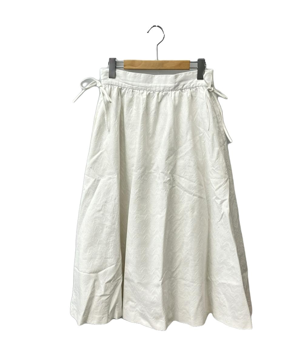 新品未使用タグ付きmaronenonfee 黒のフレアスカート サイズ38