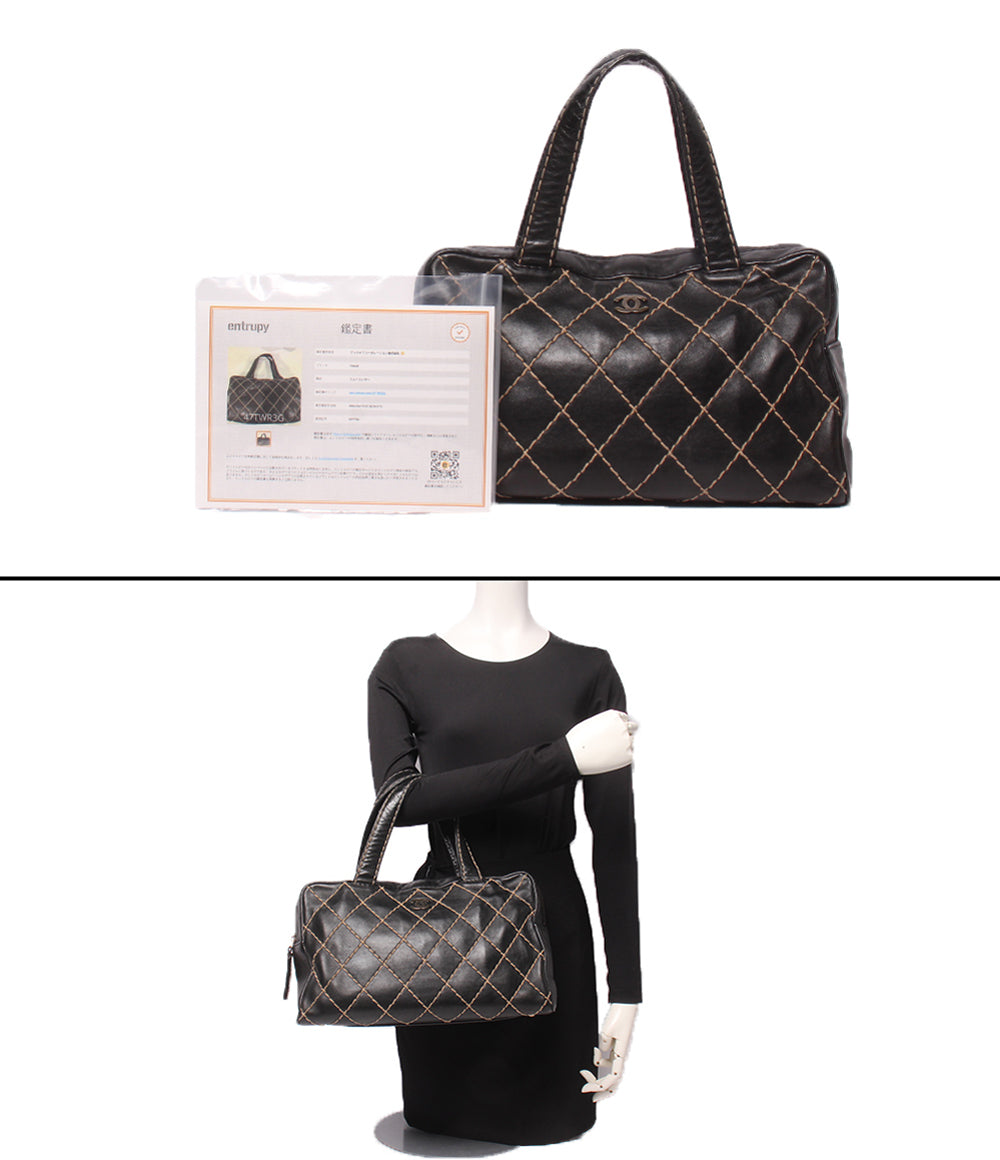 CHANEL ハンドバッグ 6番台 ワイルドステッチ レディース シャネル