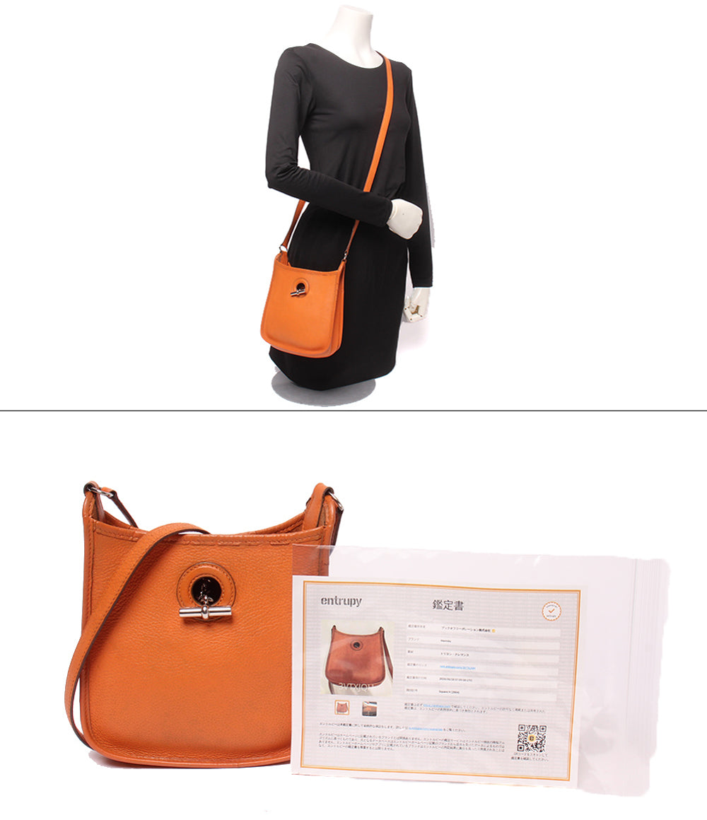 HERMES ショルダーバッグ 斜め掛け シルバー金具 ▢H刻印 ヴェスパTPM レディース エルメス