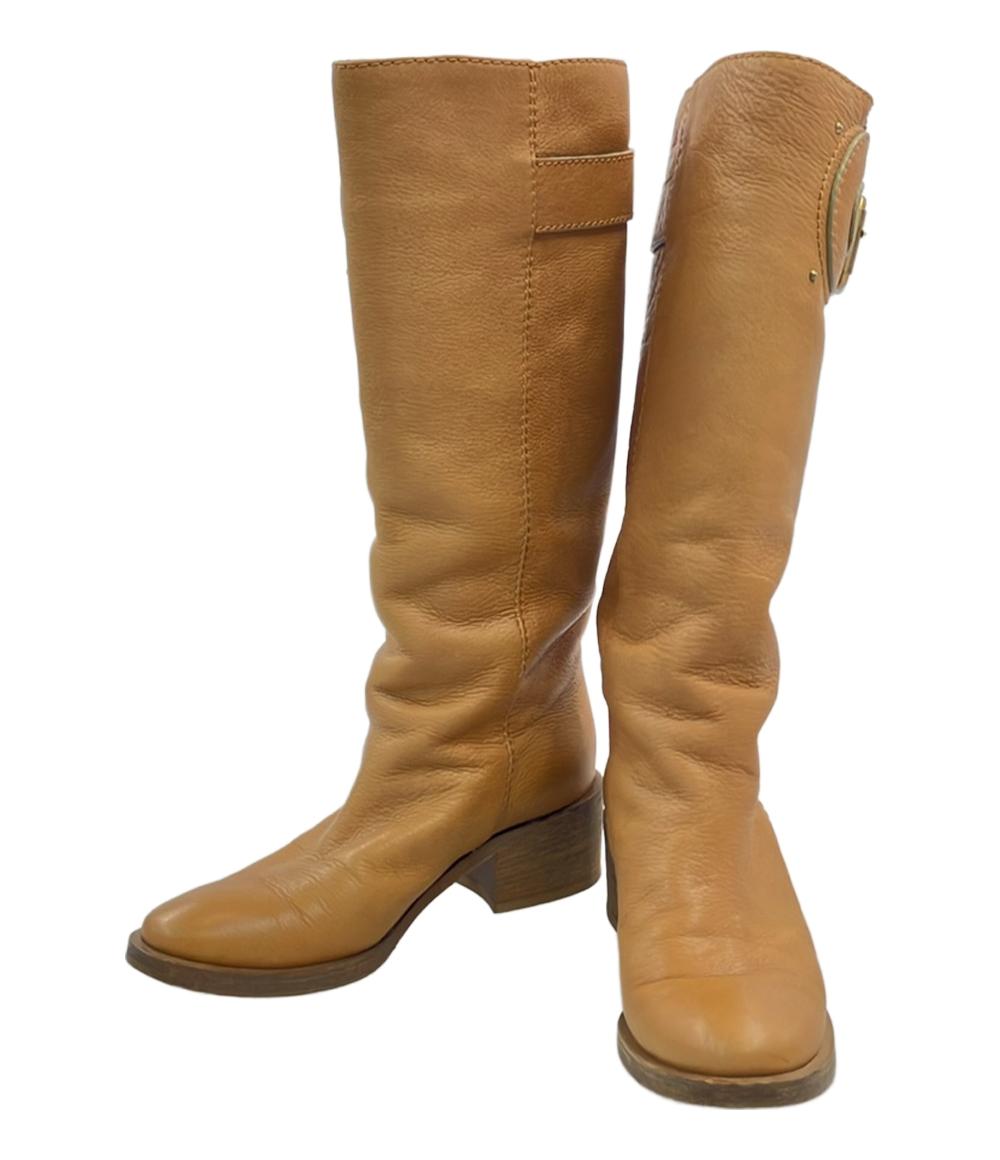 Chloe クロエ レザーブーツ クロエ レザーロングブーツ レディース SIZE 36 (M) Chloe