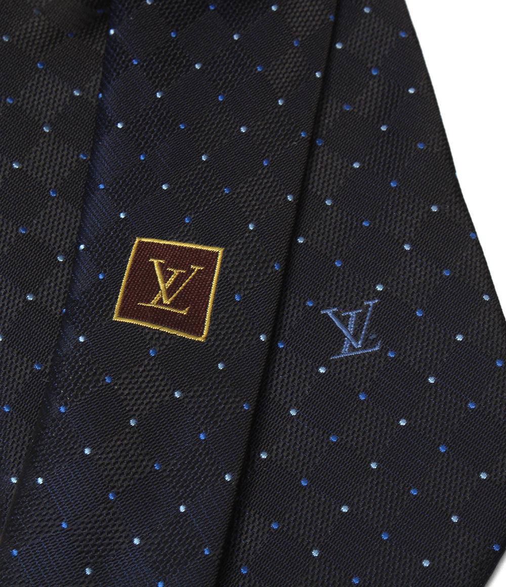 美品 LOUIS VUITTON ネクタイ シルク100% ドット柄 メンズ ルイ・ヴィトン