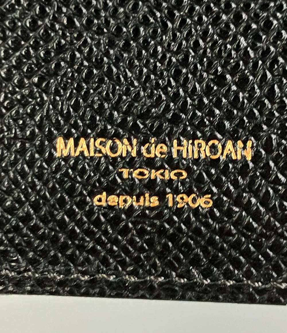 美品 MAISOM de HIROAN 二つ折り財布 ボレロレザー メンズ メゾンドヒロアン