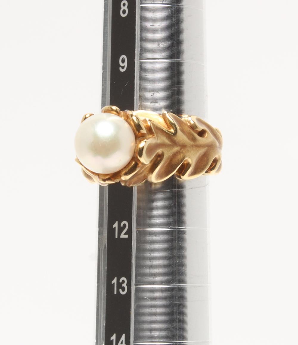 ANGELA CUMMINGS リング 指輪 18K パール 8.3mm レディース SIZE 11号 アンジェラ カミングス