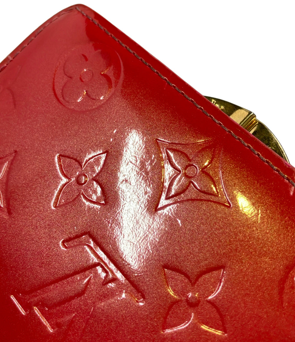 LOUIS VUITTON 二つ折り財布 がま口 ポルトフォイユ ヴィエノワ ヴェルニ M9141F レディース ルイ・ヴィトン