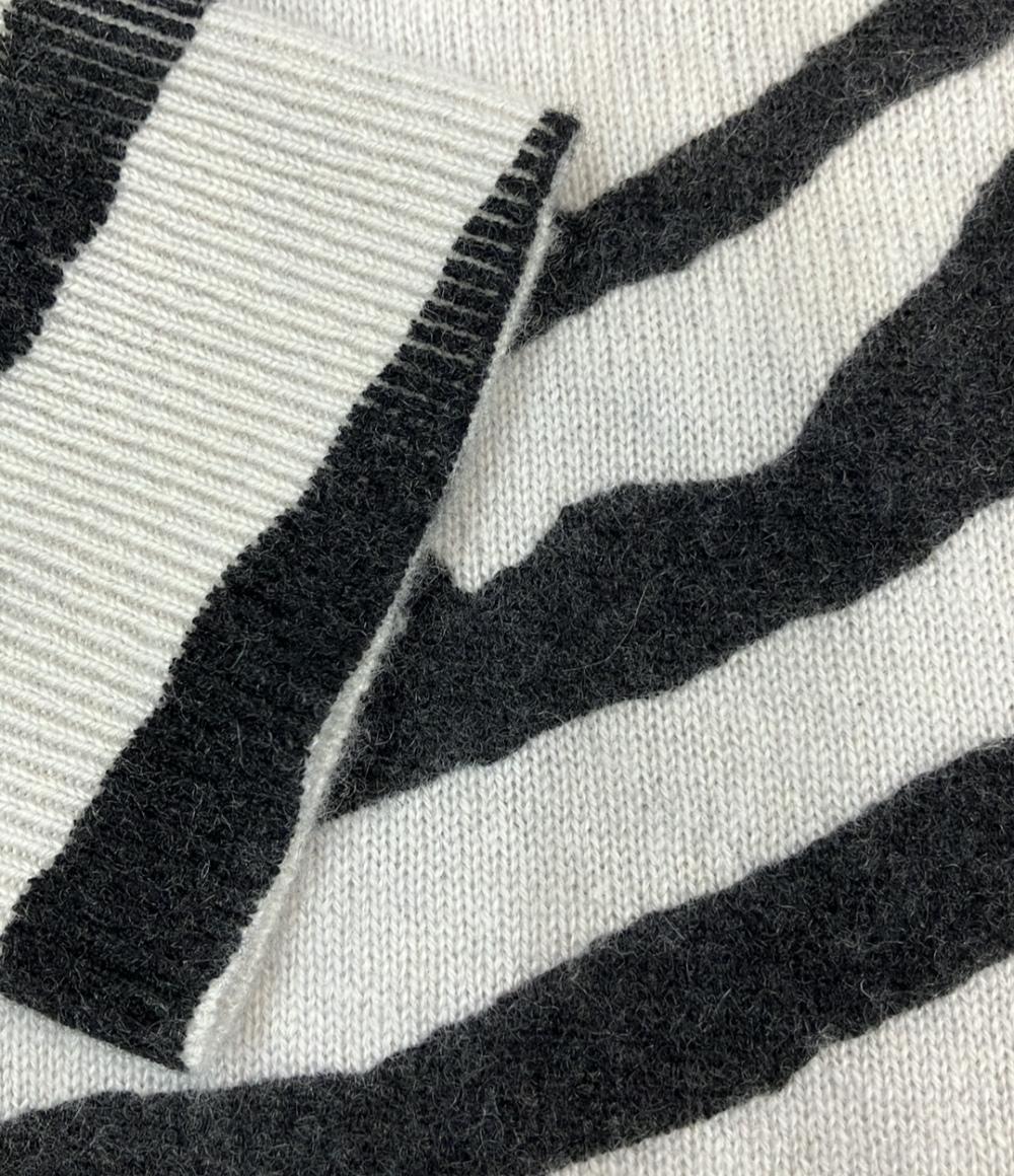 Supreme 長袖ニット 24SS CASHMERE SWEATER ZEBRA ストリート メンズ SIZE M シュプリーム
