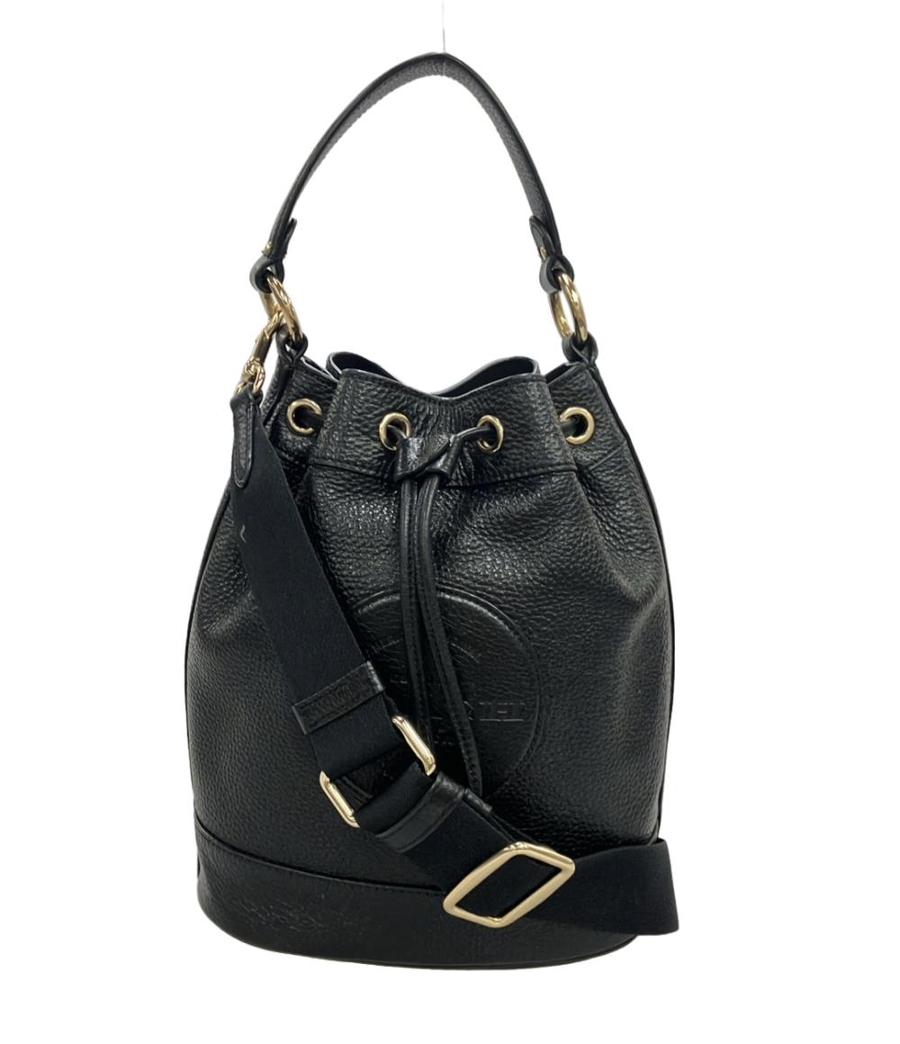 COACH コーチ ホワイト バッグ ドローストリングバケットバッグ