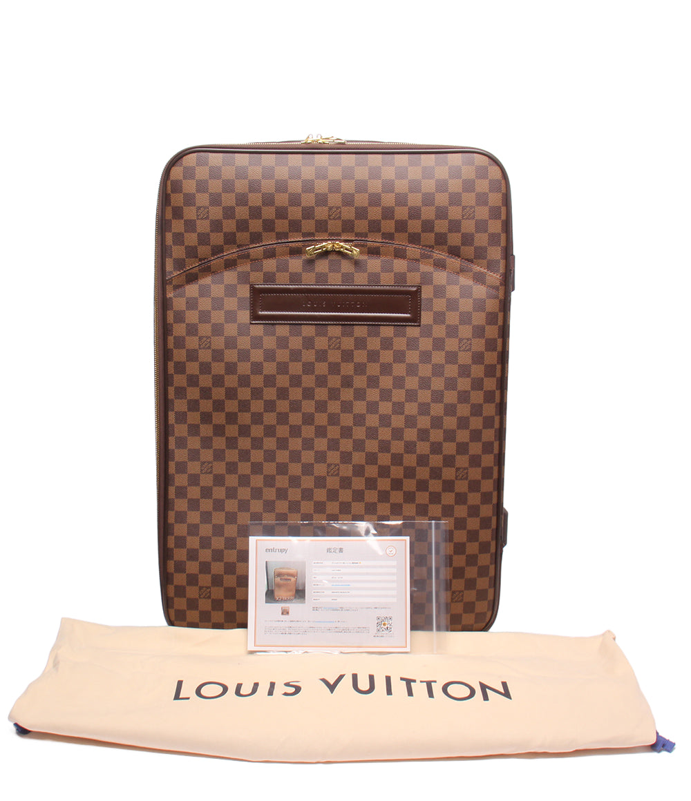 訳あり LOUIS VUITTON スーツケース キャリーケース ペガス65 ダミエ N23295 メンズ レディース ルイ・ヴィトン