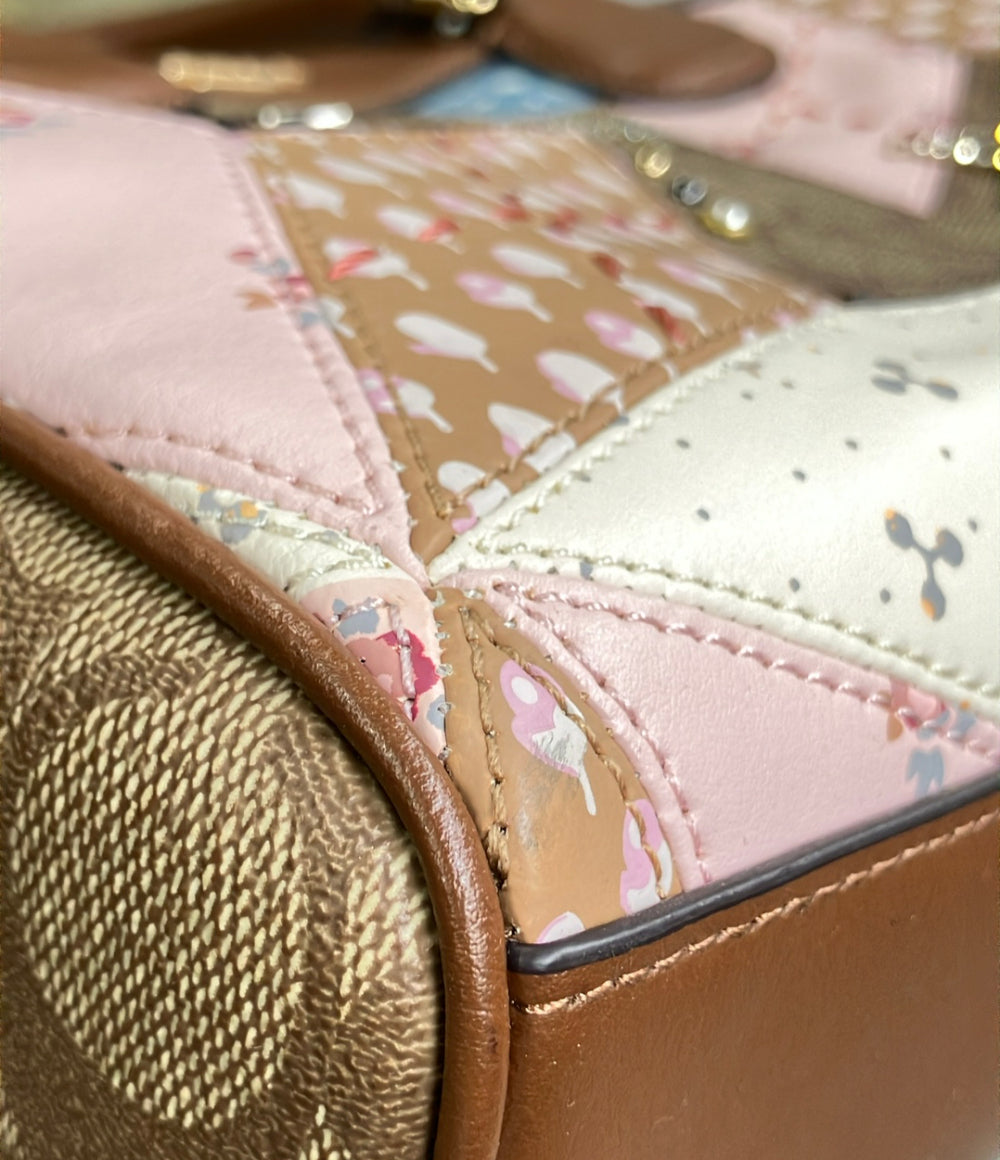 美品 COACH ハンドバッグ ショルダーバッグ 2WAY 斜め掛け シグネチャー F67370 レディース コーチ