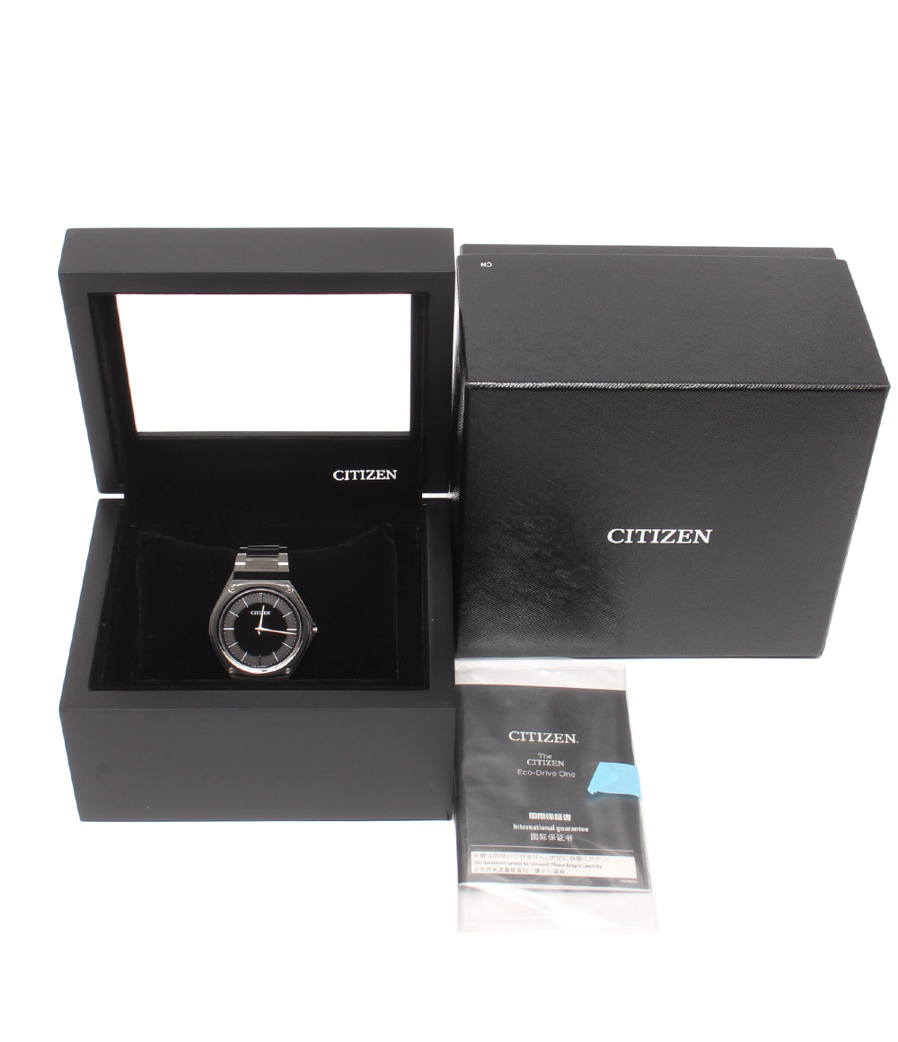 CITIZEN 腕時計 エコドライブワン ソーラー ブラック AR5064-57E メンズ シチズン