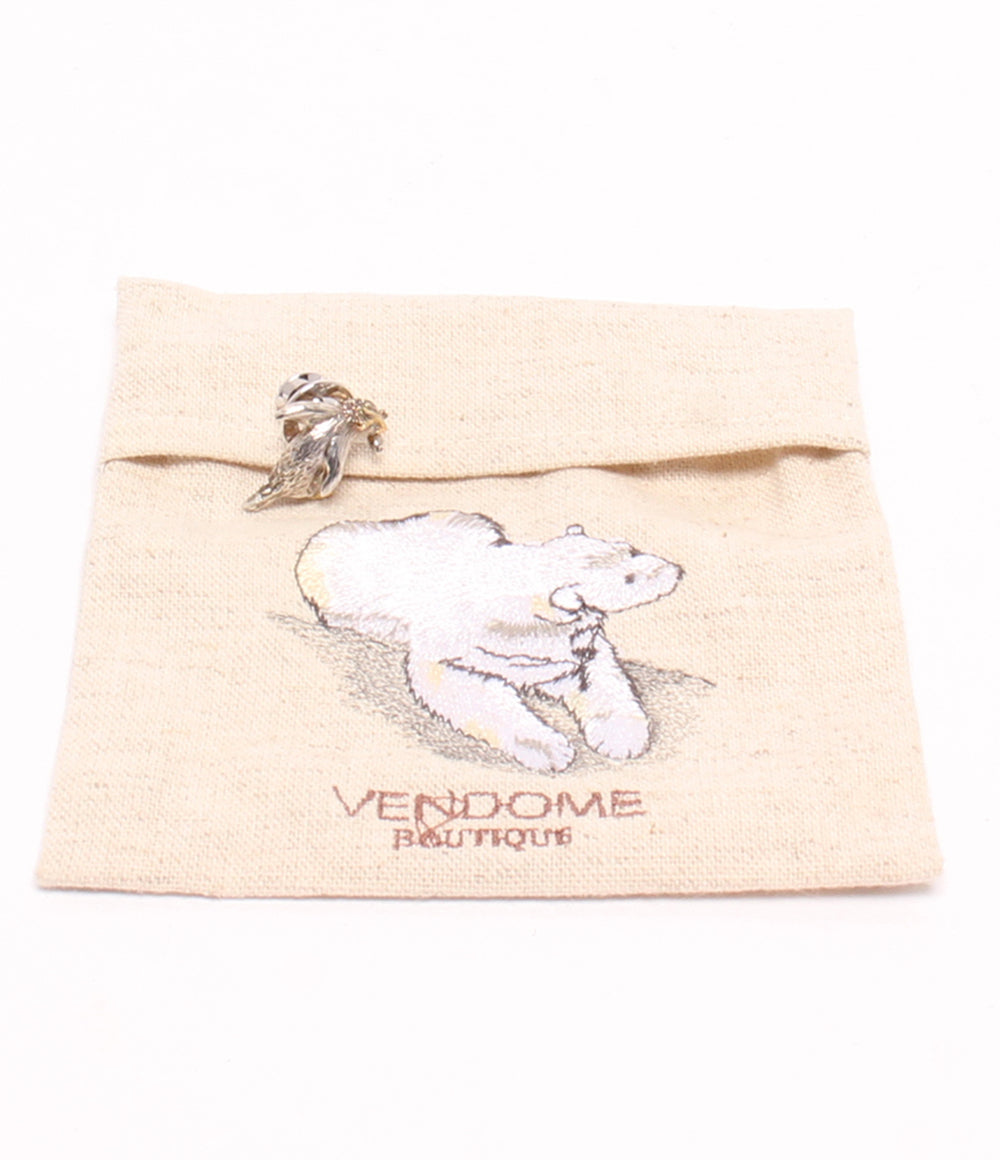 VENDOME BOUTIQUE ピンバッジ ピンズ ピンブローチ SV925 ペンギンモチーフ イワトビペンギン ユニセックス ヴァンドームブティック
