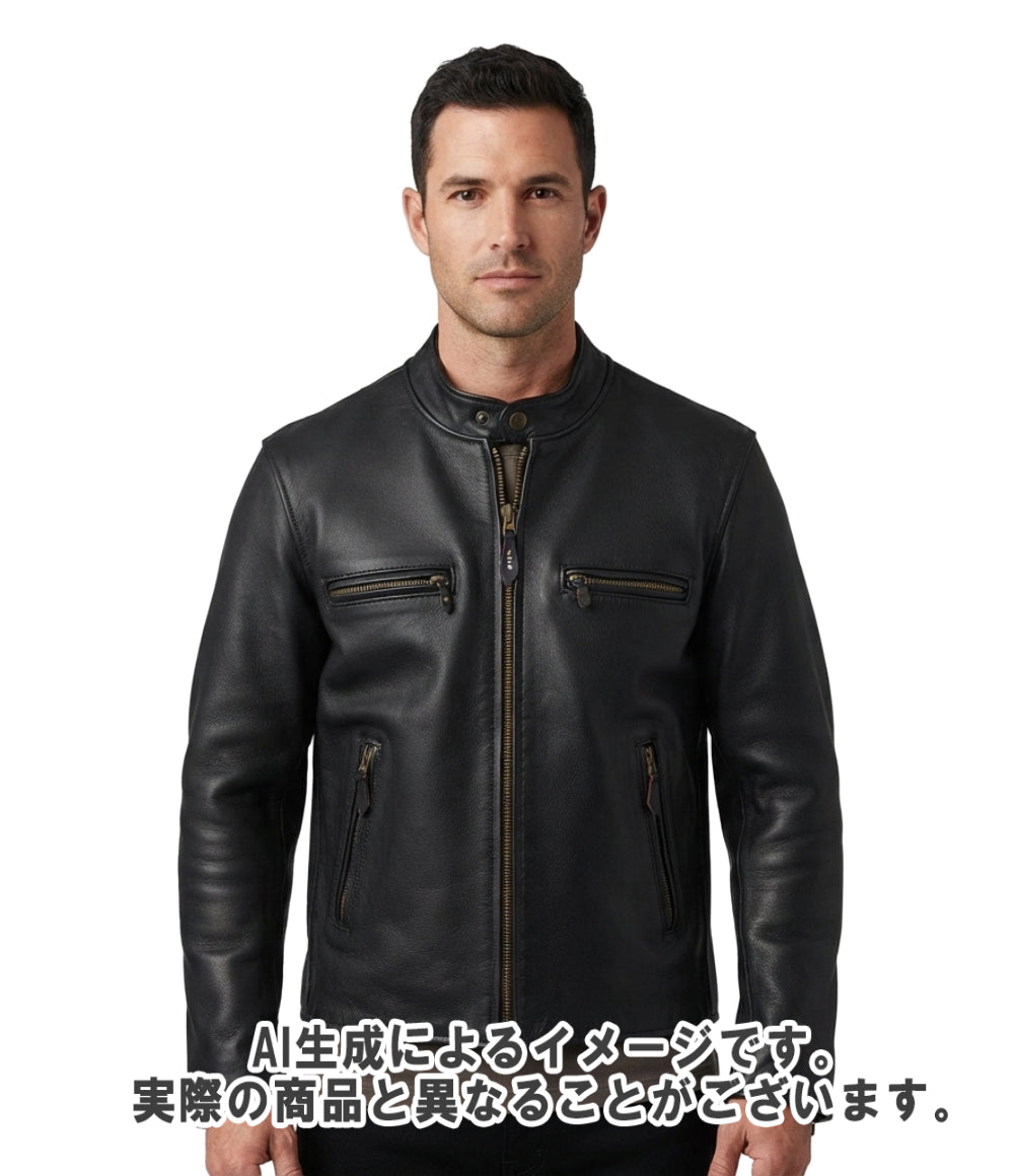 AERO LEATHER ライダースジャケット メンズ SIZE 34 (S) エアロレザー