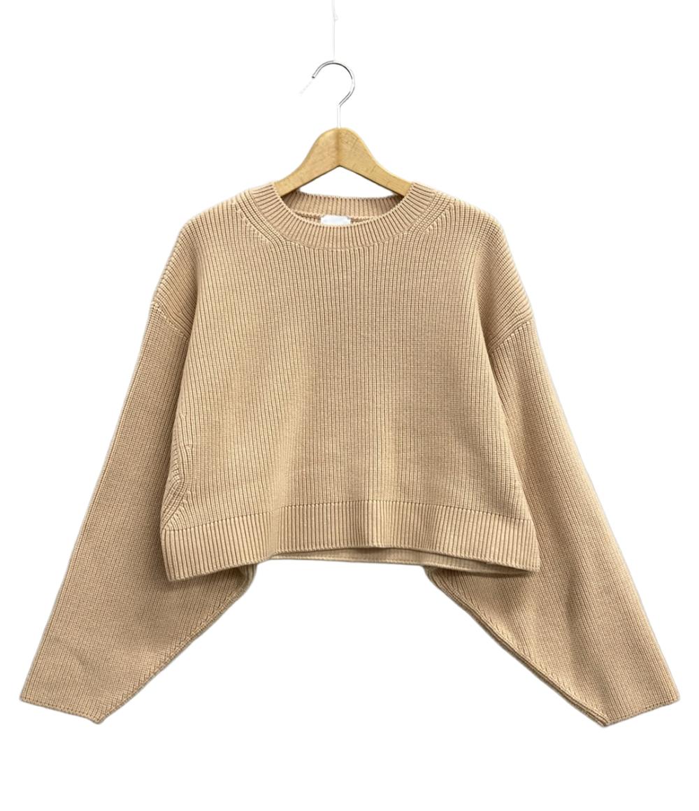 Patou パトウ ウール カシミア クロップド ニット オンライン