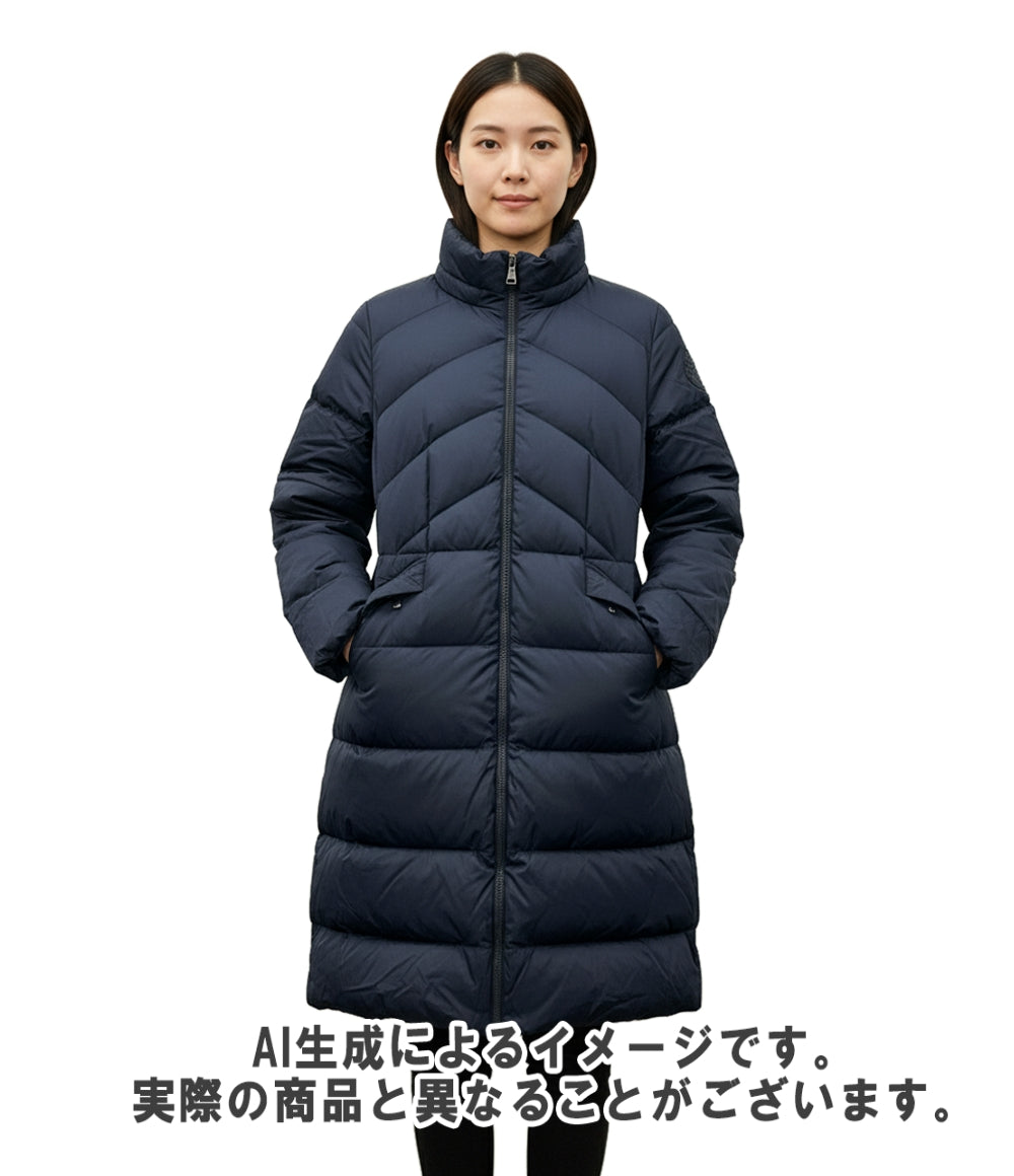 MONCLER ダウンコートAGOT GIUBBOTTO ロング ナイロン ダブルジップ F20931D50700 レディース SIZE 2 (M) モンクレール