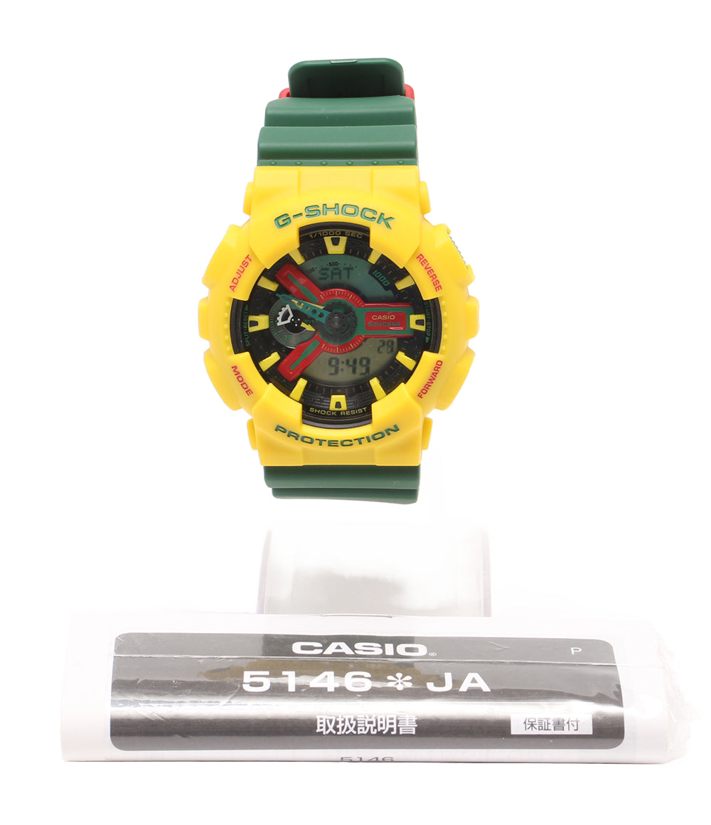 美品 CASIO 腕時計 G-SHOCK ラスタファリア クオーツ GA-110RF メンズ レディース カシオ