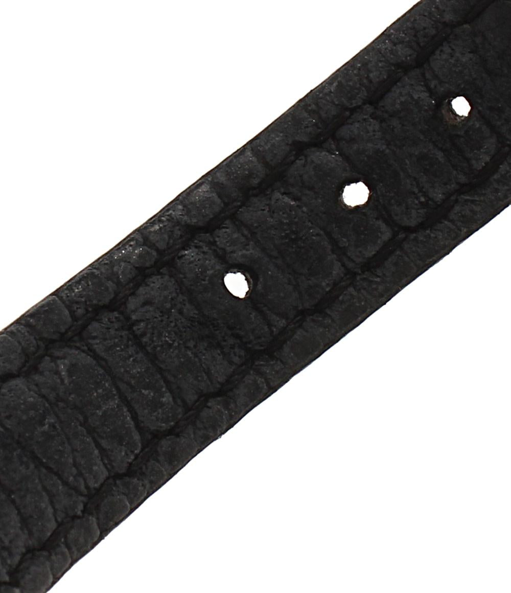 GIVENCHY 腕時計 K18 クオーツ ブラック レディース ジバンシィ