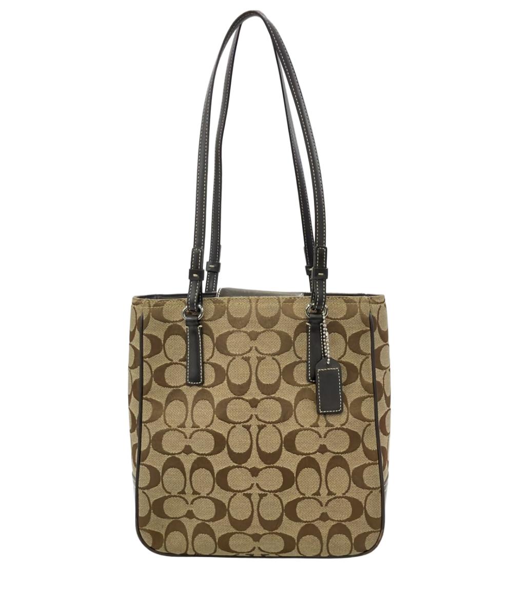 COACH トートバッグ ショルダーバッグ 肩掛け シグネチャー 6090