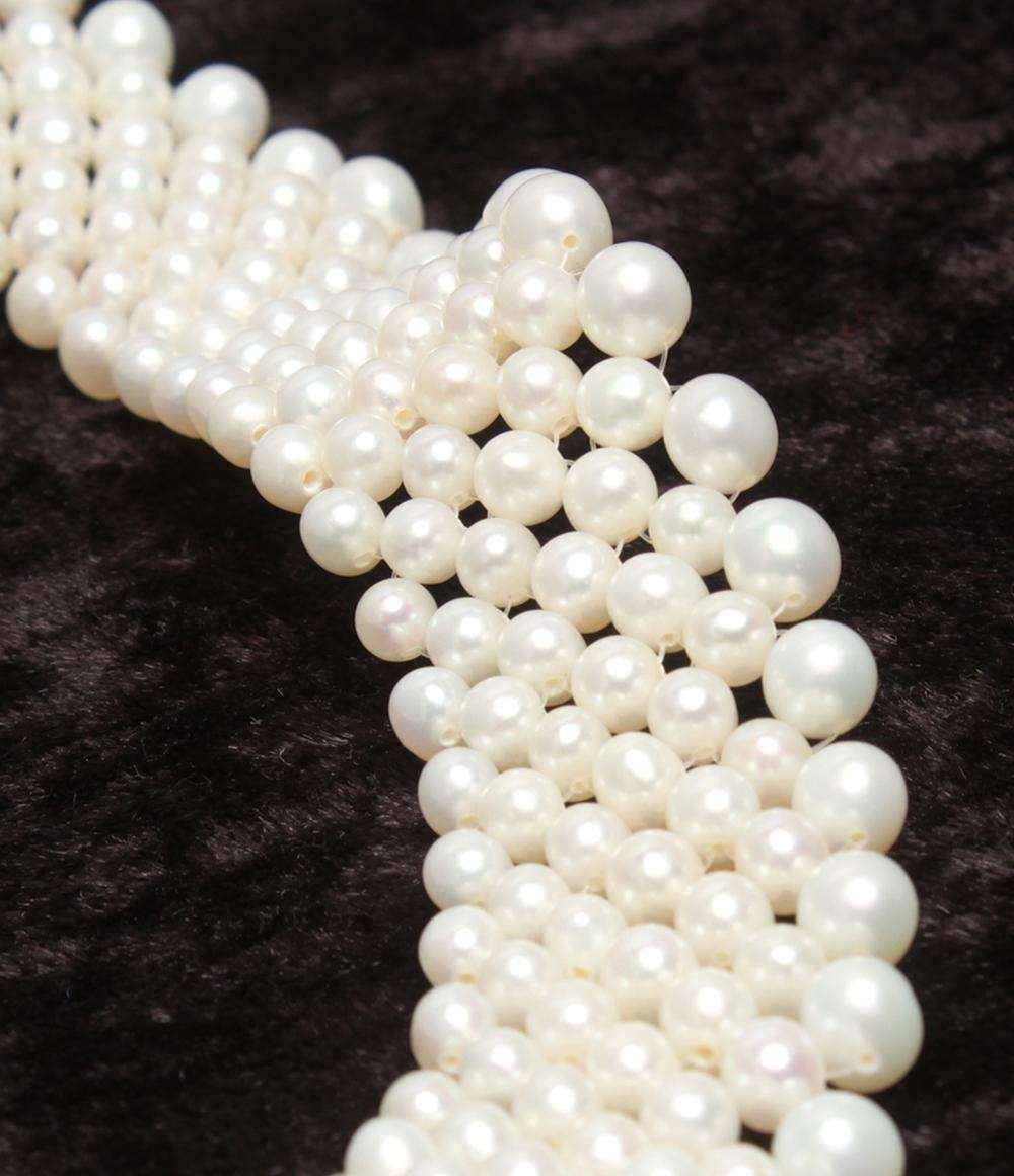 チョーカー ネックレス SV パール レディース