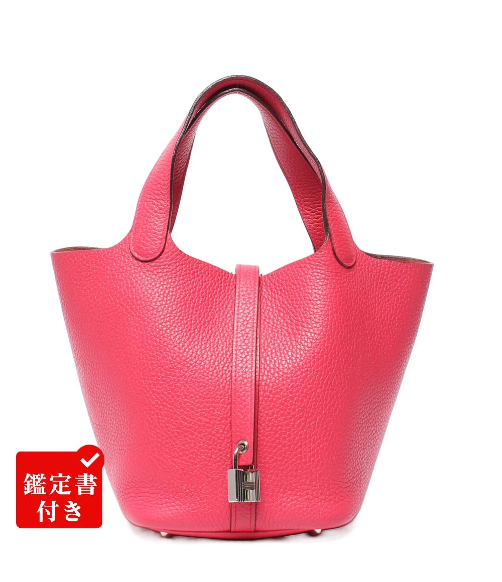 HERMES ハンドバッグ Y刻印 シルバー金具 ピコタンロックPM レディース 