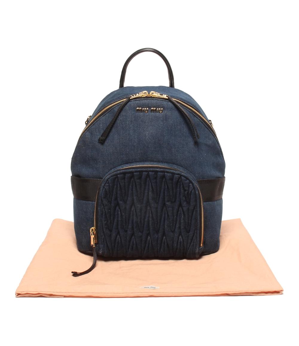 MiuMiu リュック デイパック マテラッセ レディース ミュウミュウ