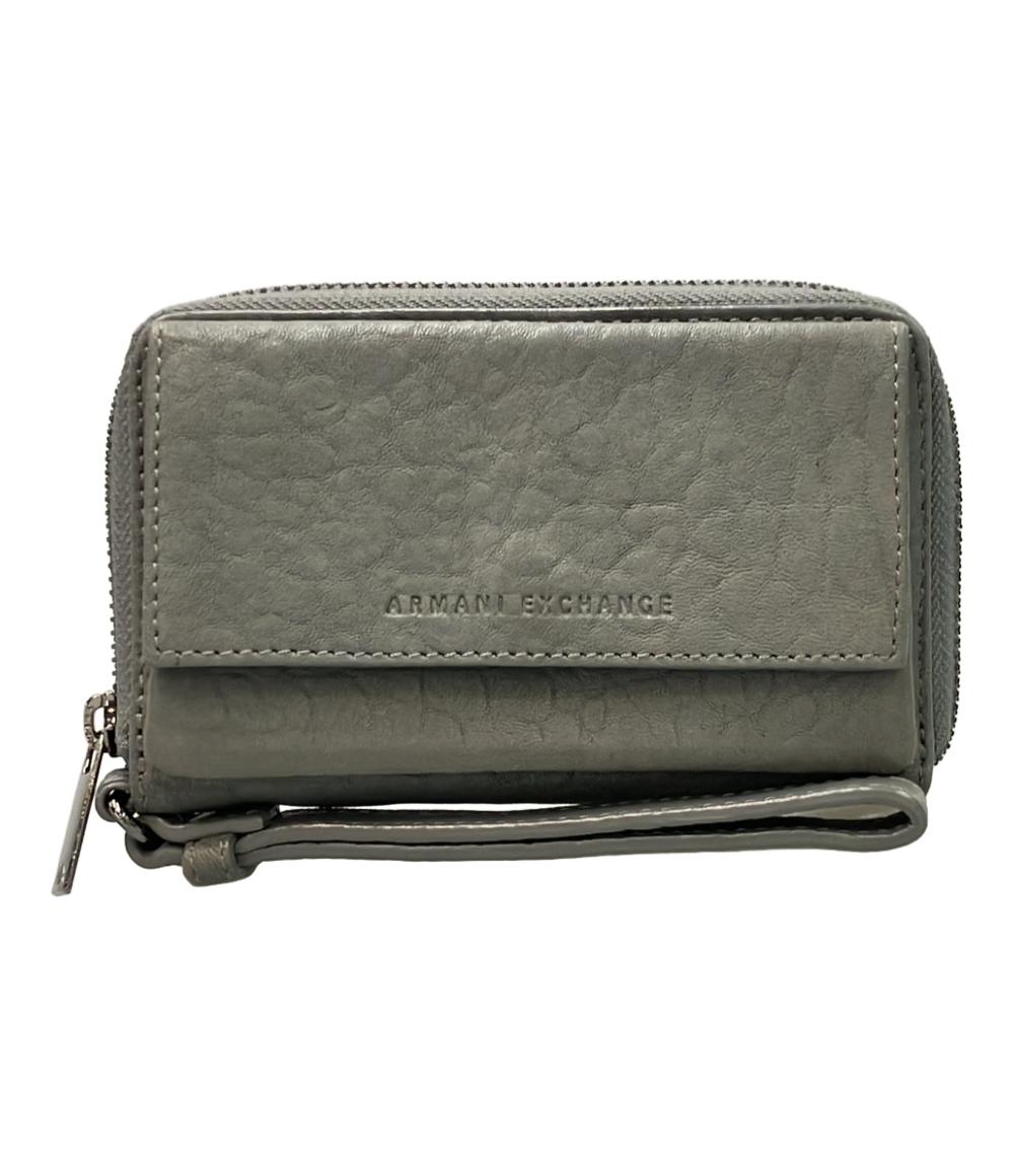 ARMANI EXCHANGE ラウンドファスナー二つ折り財布 メンズ アルマーニ 