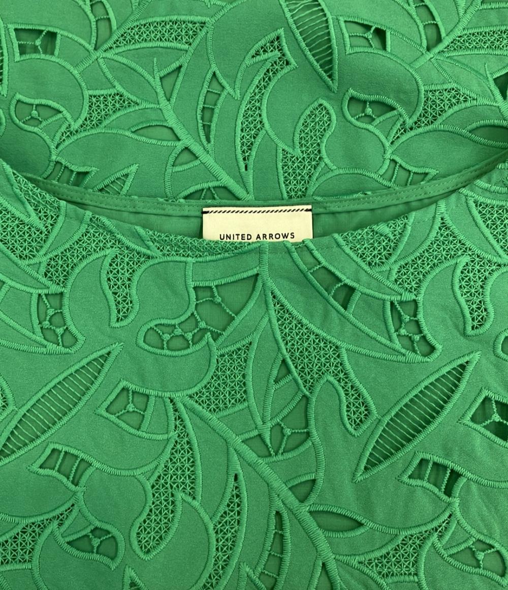 美品 ユナイテッドアローズ 長袖ボリュームスリーブブラウス レディース SIZE 38 (S) UNITED ARROWS