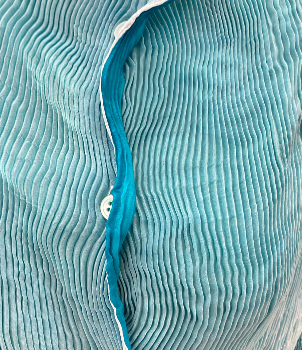 ISSEY MIYAKE 長袖シャツ ボタン IM73FJ420 レディース SIZE 2 (M) イッセイミヤケ