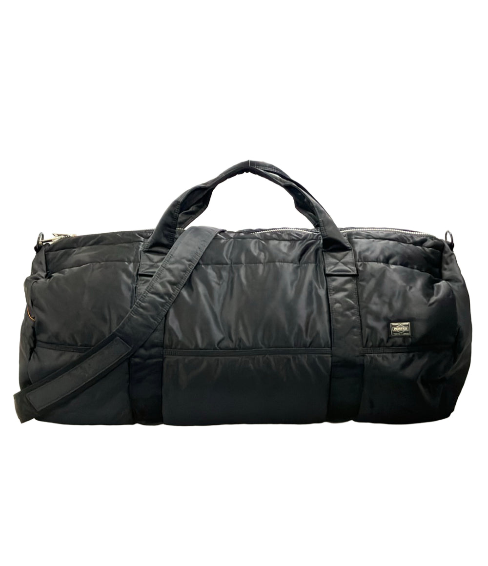 ポーター　ボストンバッグ兼ショルダーバッグ 美品 PORTER 2WAY ボストンバッグ ショルダーバッグ 斜め掛け タンカー