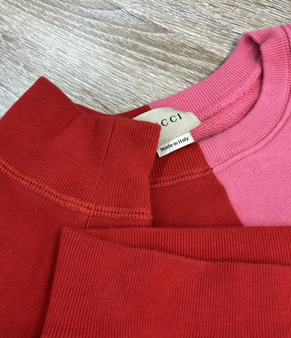 GUCCI スウェットシャツ クルーネック Gロゴ 20SS ロゴプリントコットンスウェットシャツ 7008014 キッズ SIZE 10 (140) グッチ