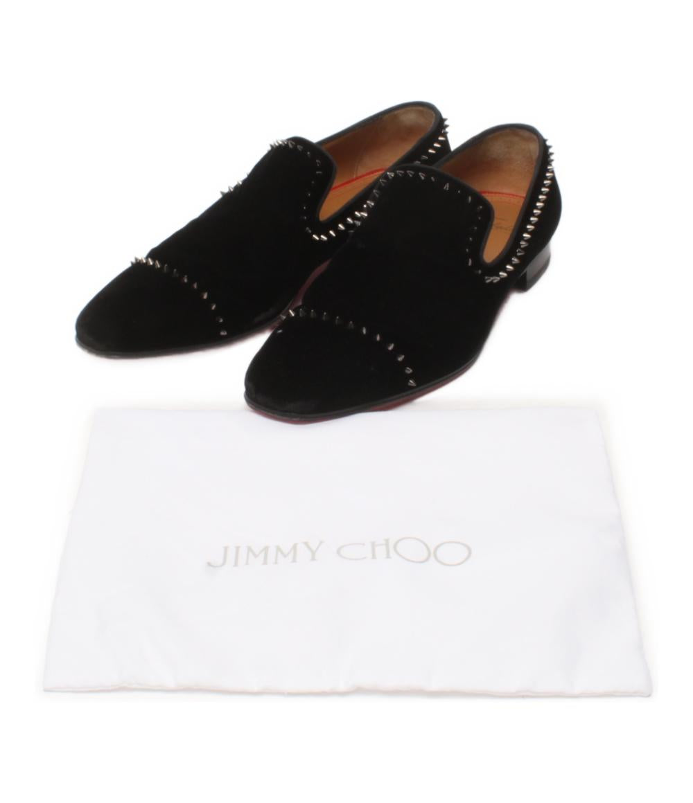 Christian Louboutin スパイクベルベットローファー スタッズ メンズ SIZE 41 25.5(cm) クリスチャンルブタン