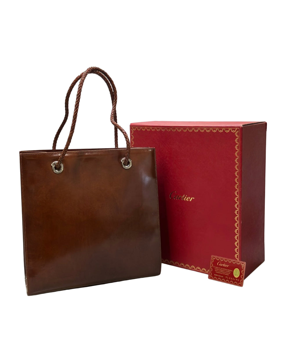 Cartier トートバッグ レザー パンテール レディース カルティエ