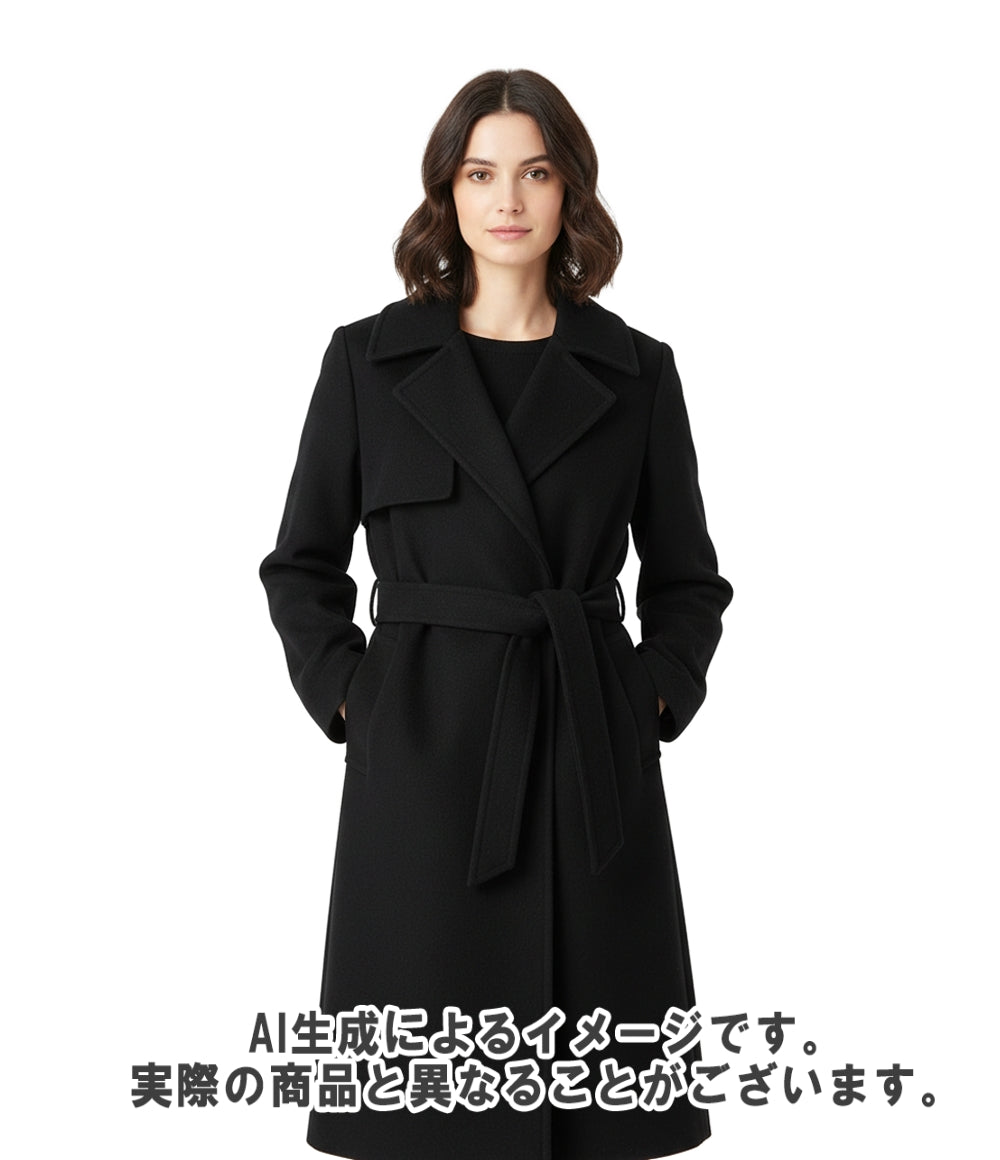 MAX MARA コート ロング ウール ミセス&エレガンス ピーコート レディース SIZE 38 (S) マックスマーラ