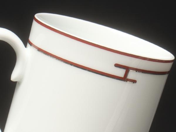 美品 エルメス マグカップ リズム Rhythm HERMES