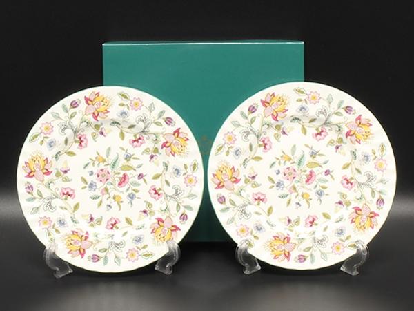 美品 ミントン プレート 皿 2点セット 20cm ハドンホール Minton