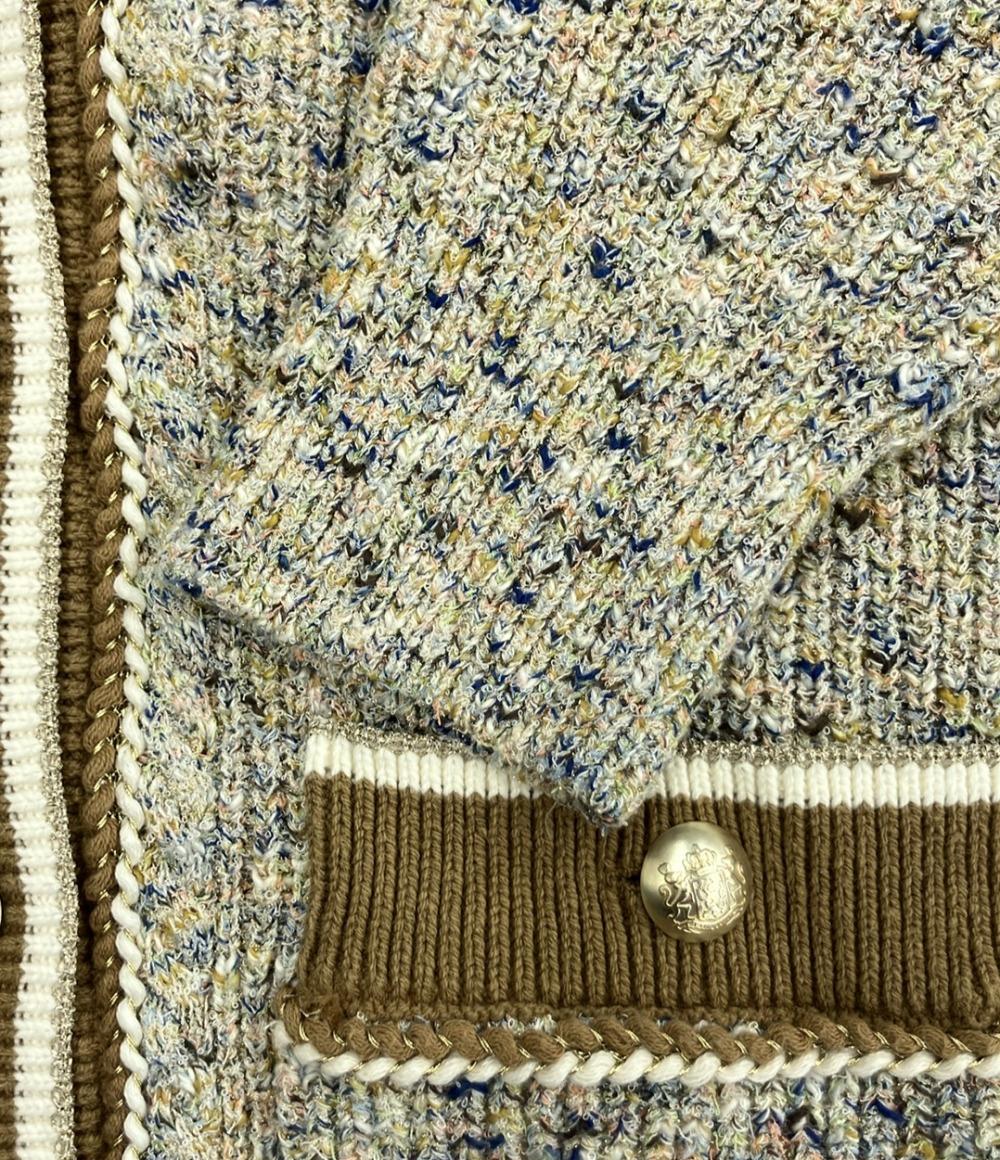 美品 グレースコンチネンタル オーバーサイズ 長袖ニットカーディガン レディース SIZE 36 (S) GRACE CONTINENTAL