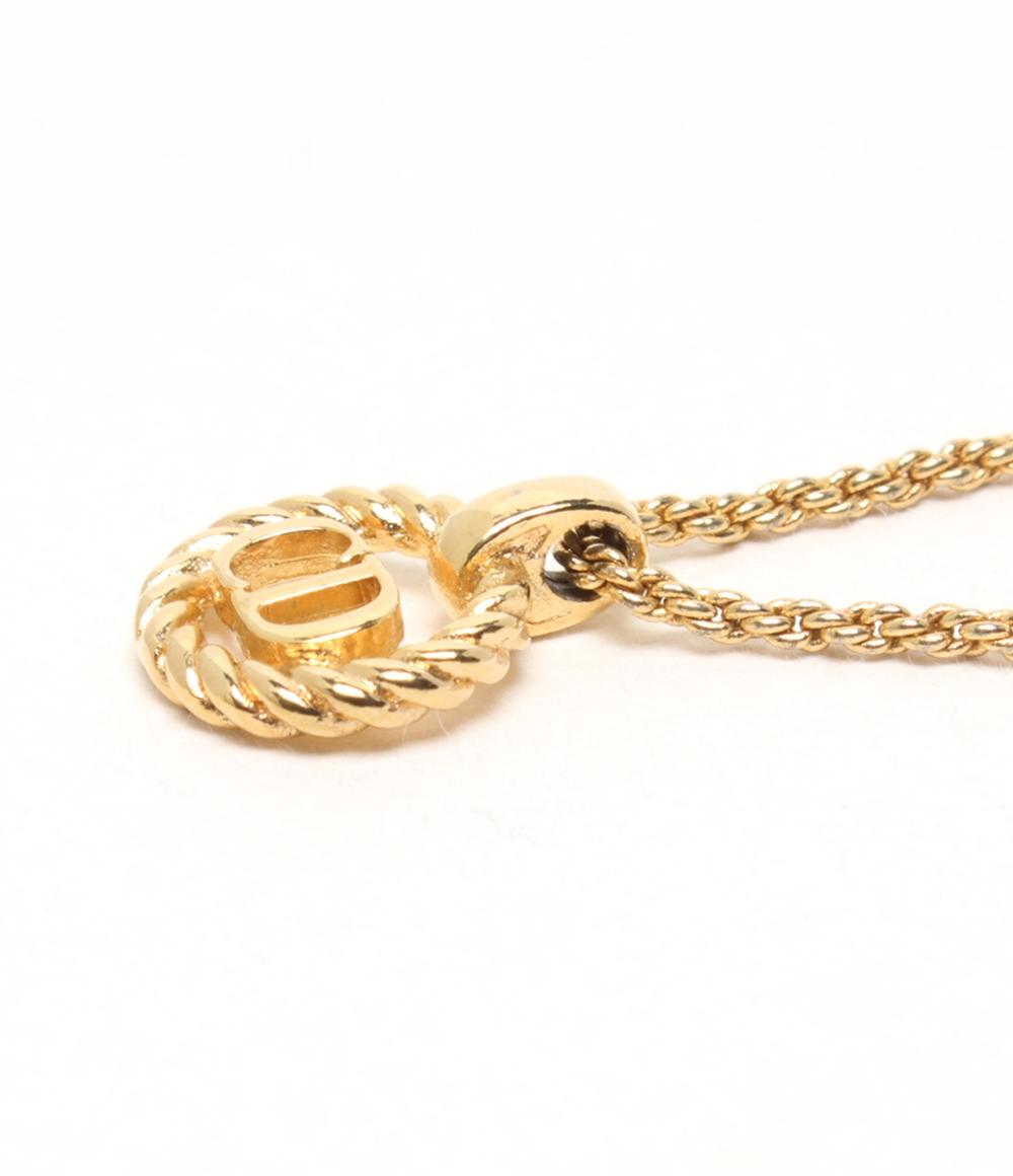 Christian Dior ネックレス CDロゴ チェーン レディース クリスチャンディオール