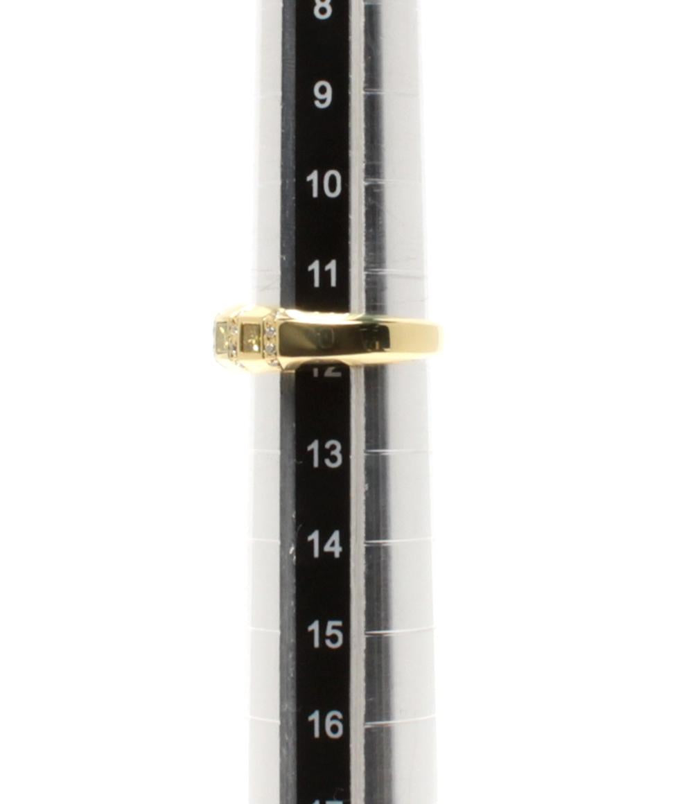 美品 リング 指輪 K18 ダイヤ 0.14ct 0.58ct レディース SIZE 12号