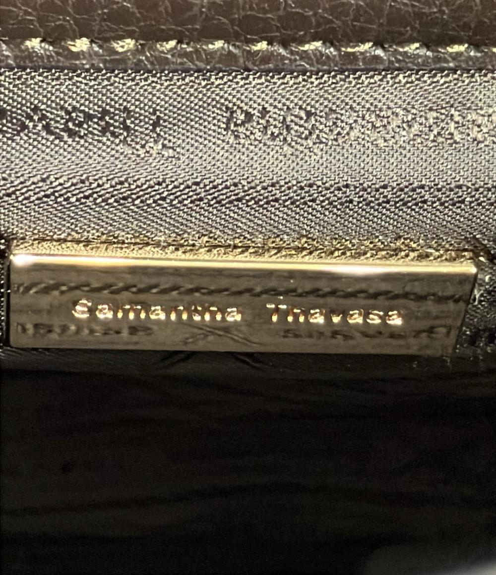 美品 Samantha Thavasa ハンドバッグ ショルダーバッグ 2WAY 斜め掛け レザー レディース サマンサタバサ