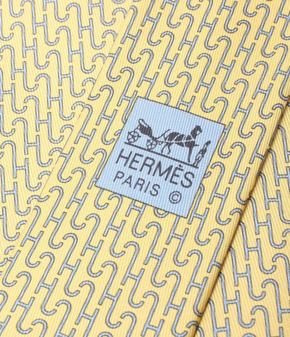 美品 エルメス ネクタイ シルク100% メンズ HERMES