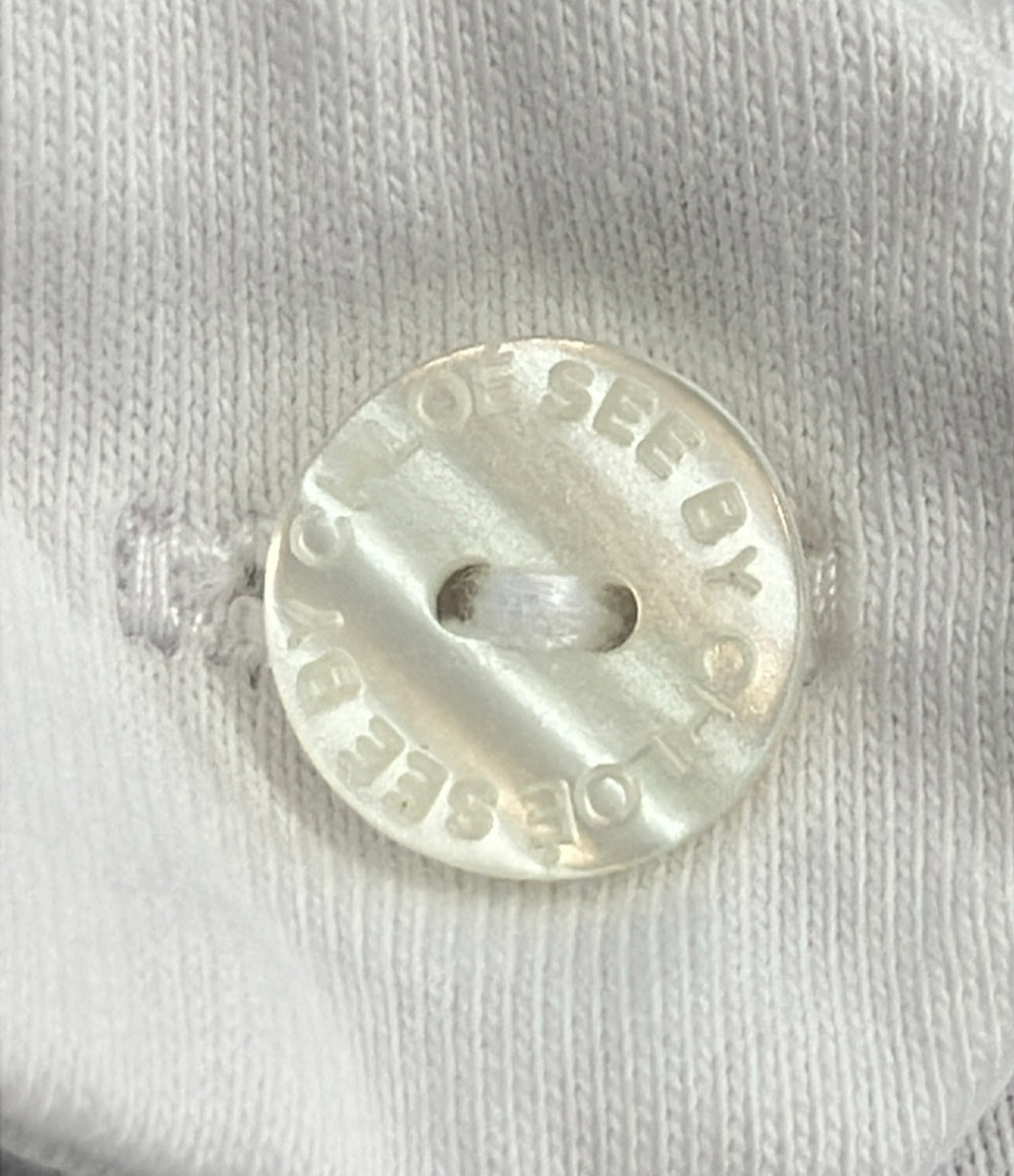 SEE BY CHLOE 長袖 リボンプリント Tシャツ レディース SIZE 40 シーバイクロエ