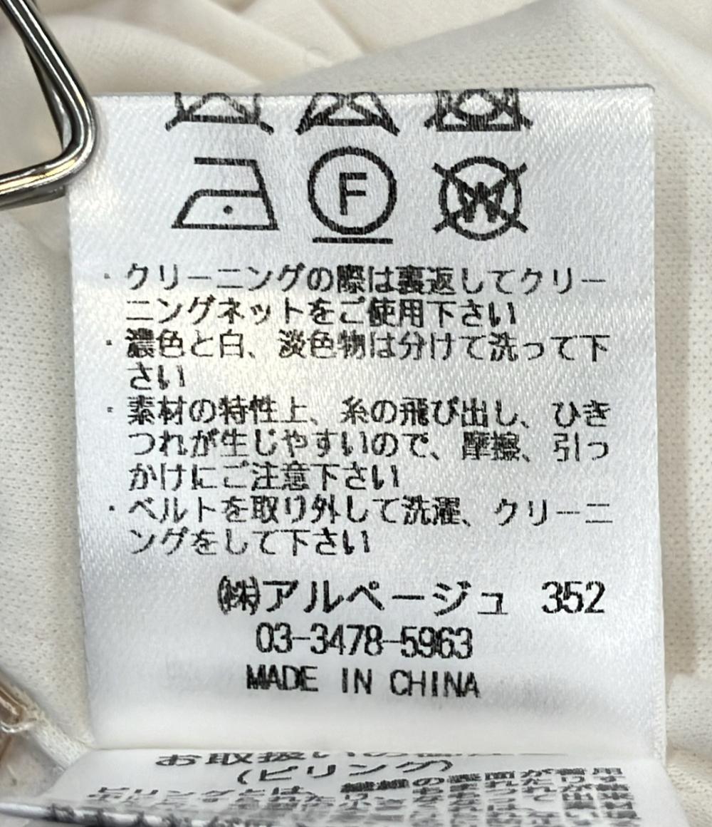 美品 アプワイザーリッシェ 長袖ニットワンピース レディース SIZE 2 (M) Apuweiser-riche