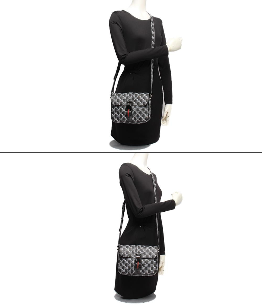 美品 GUCCI ショルダーバッグ 斜め掛け シェリーライン GGシャドウ 800313 0416 レディース グッチ