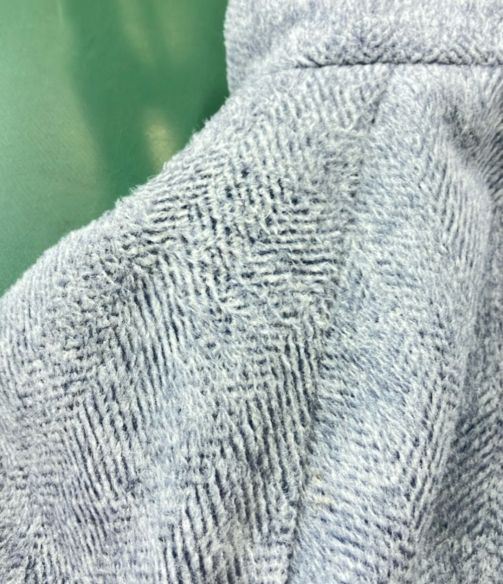 ルエレ ウールアクリル混ロングステンカラーコート アウター レディース SIZE L Louere