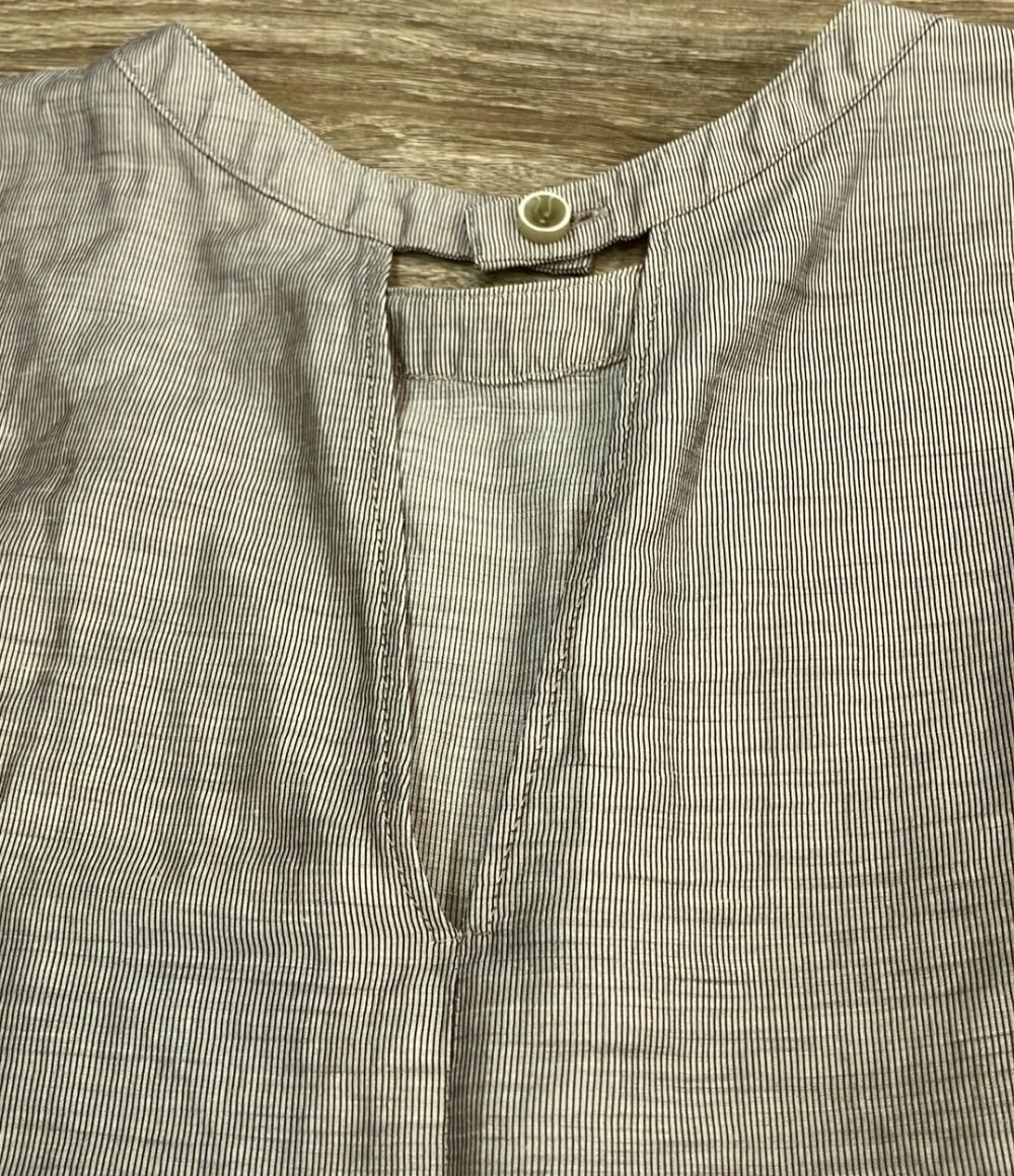 ウーア バックボタンリネンプルオーバーシャツ レディース Uhr