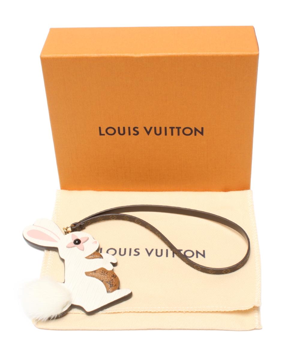 美品 LOUIS VUITTON バッグチャーム ウサギ バッグチャーム ラビット LV ファーリーフレンド M03217 モノグラム レディース ルイ・ヴィトン