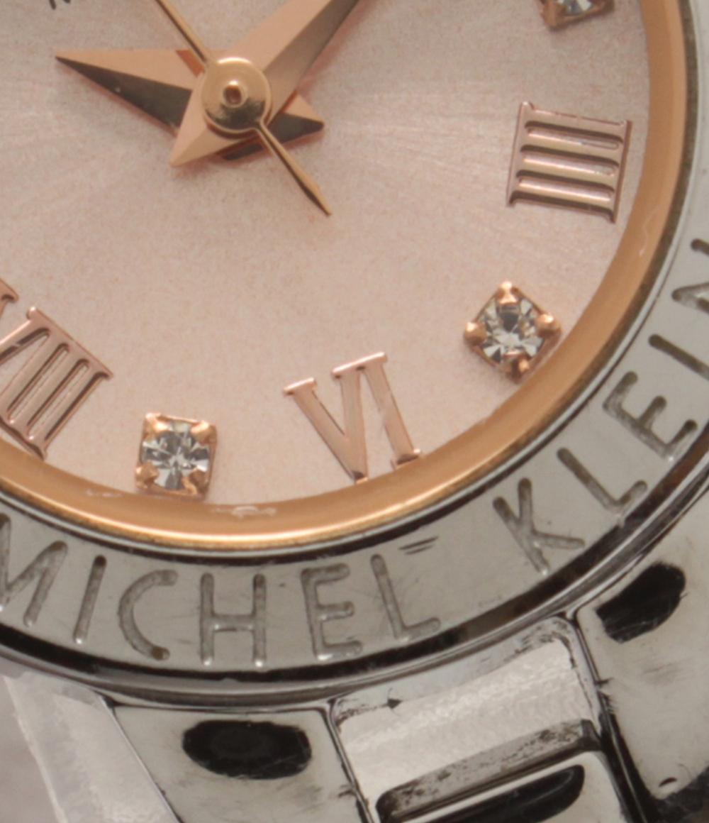 MICHEL KLEIN 腕時計 クオーツ ピンク系 1N01-K970 レディース ミッシェルクラン