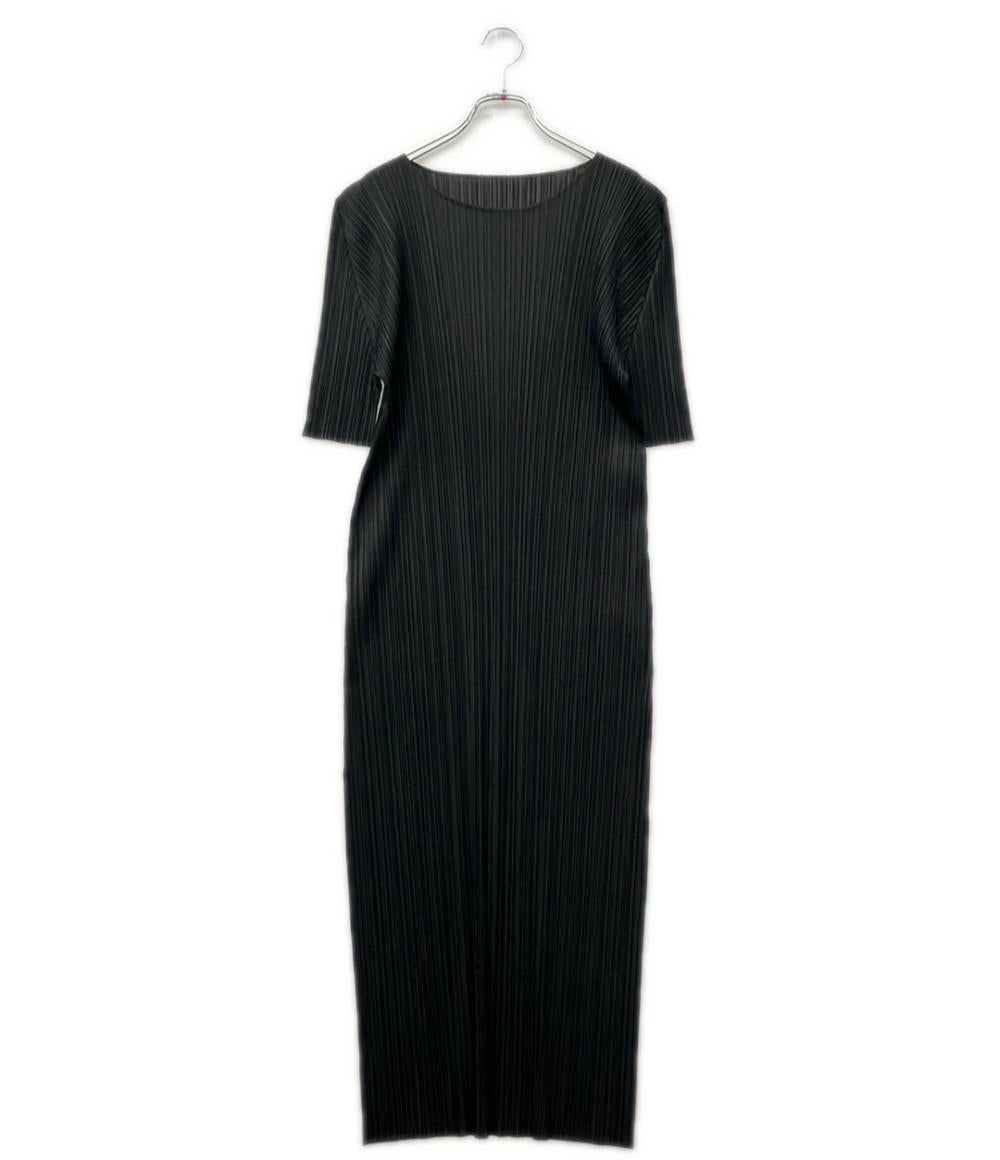 PLEATS PLEASE 半袖ワンピース レディース SIZE 5 プリーツプリーズ