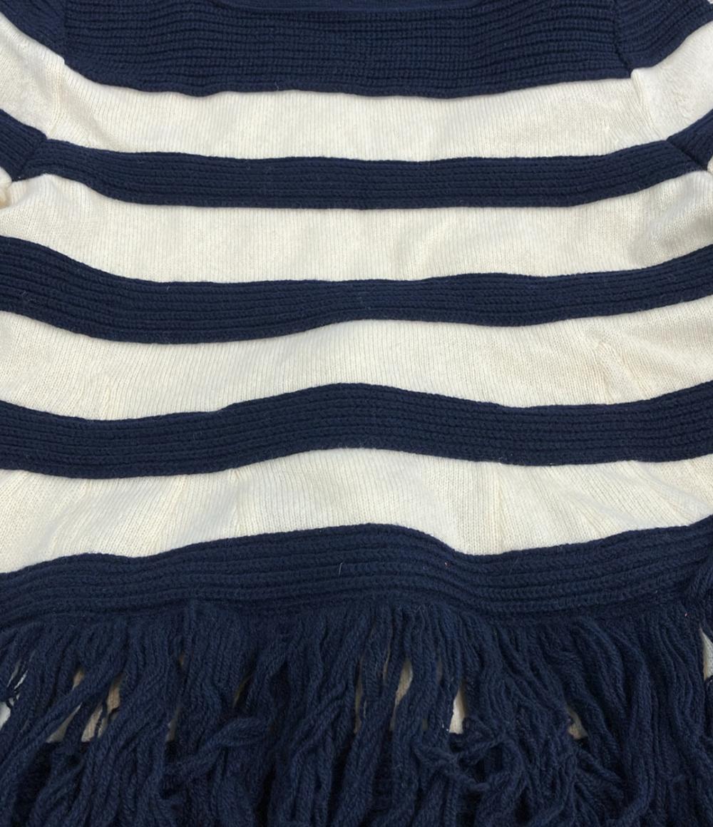 サカイ フリンジボーダーニット レディース SIZE 1 (S) Sacai