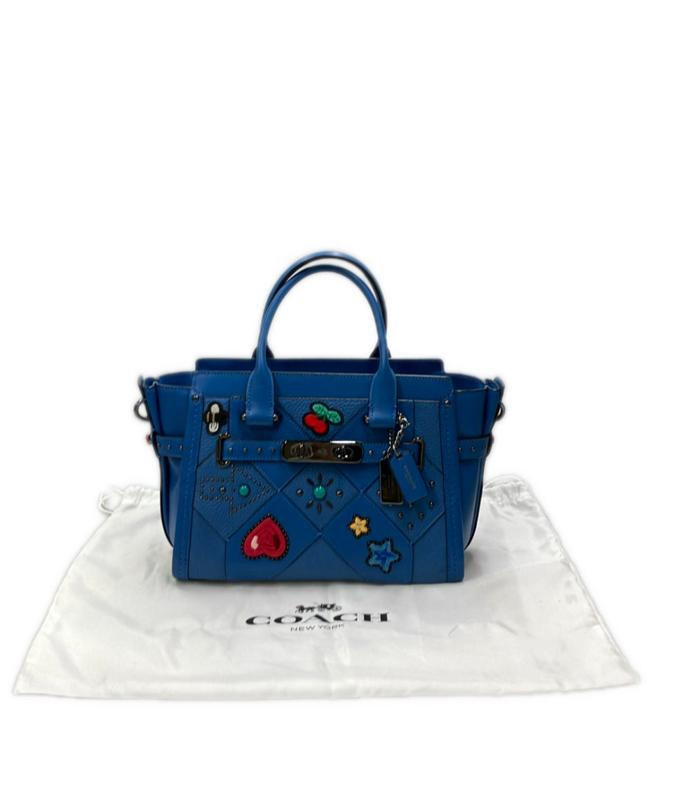 美品 COACH ハンドバッグ ショルダーバッグ クロスボディ 2WAY 斜め掛け レザー 55503 レディース コーチ