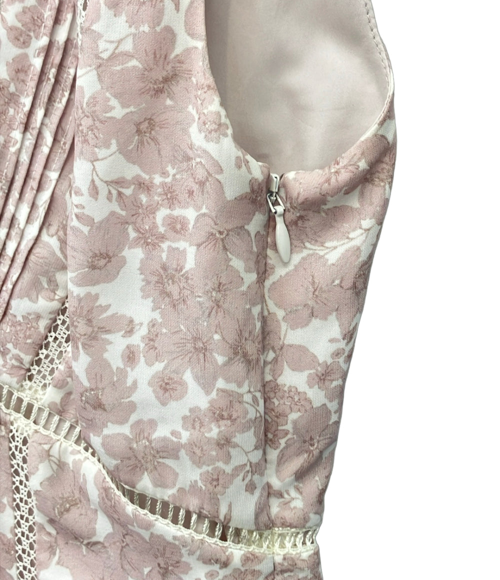美品 Her lip to ノースリーブワンピースLace Trimmed Floral Dress 1251305096 レディース SIZE M ハーリップトゥ